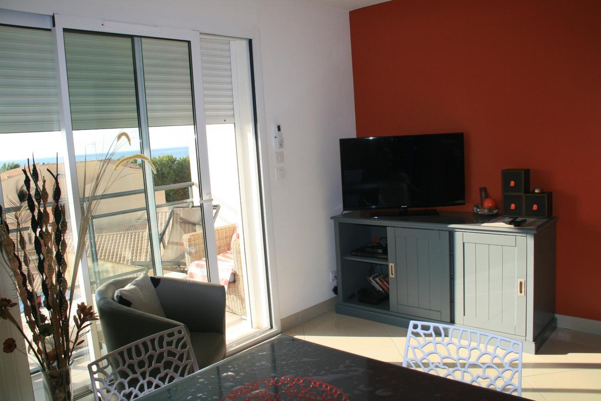 T3 Vue Mer 100M De La Plage Wifi Et Parking Saint-Pierre-la-Mer  Екстериор снимка
